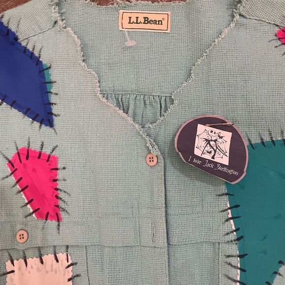 VTG Disney The Nightmare Before Christmas Cosplay Sally Dress Size Large LL bean - Picture 4 of 16